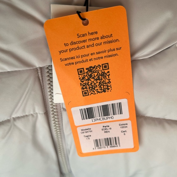 NWT - Save the Duck - REN Puffer Vest in Fog Grey. Great Christmas Gift! - Picture 11 of 12